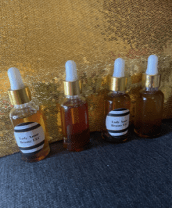 Peppermint Beard Hair Growth Oil (infused with rose petals)